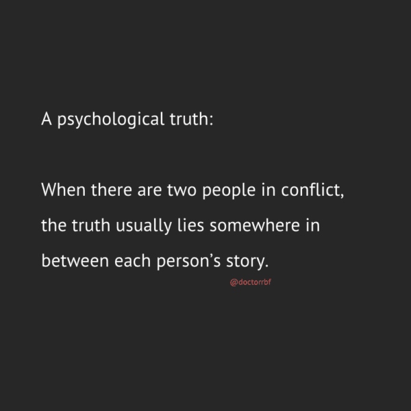 psychological truth conflict relationships